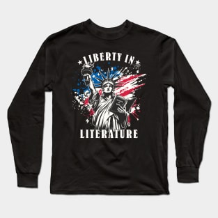 Banned Books "Liberty In Literature" Book Lover Long Sleeve T-Shirt